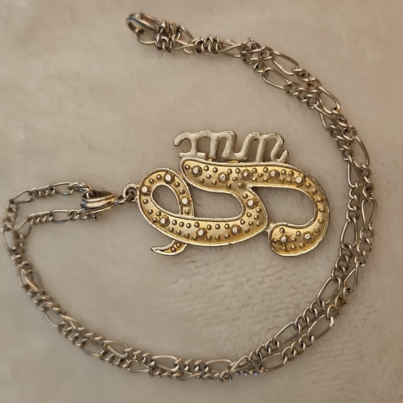 Vtg 1990s Hip Hop G Unit Pendant Figaro Chain Necklace - Picture 2 of 6